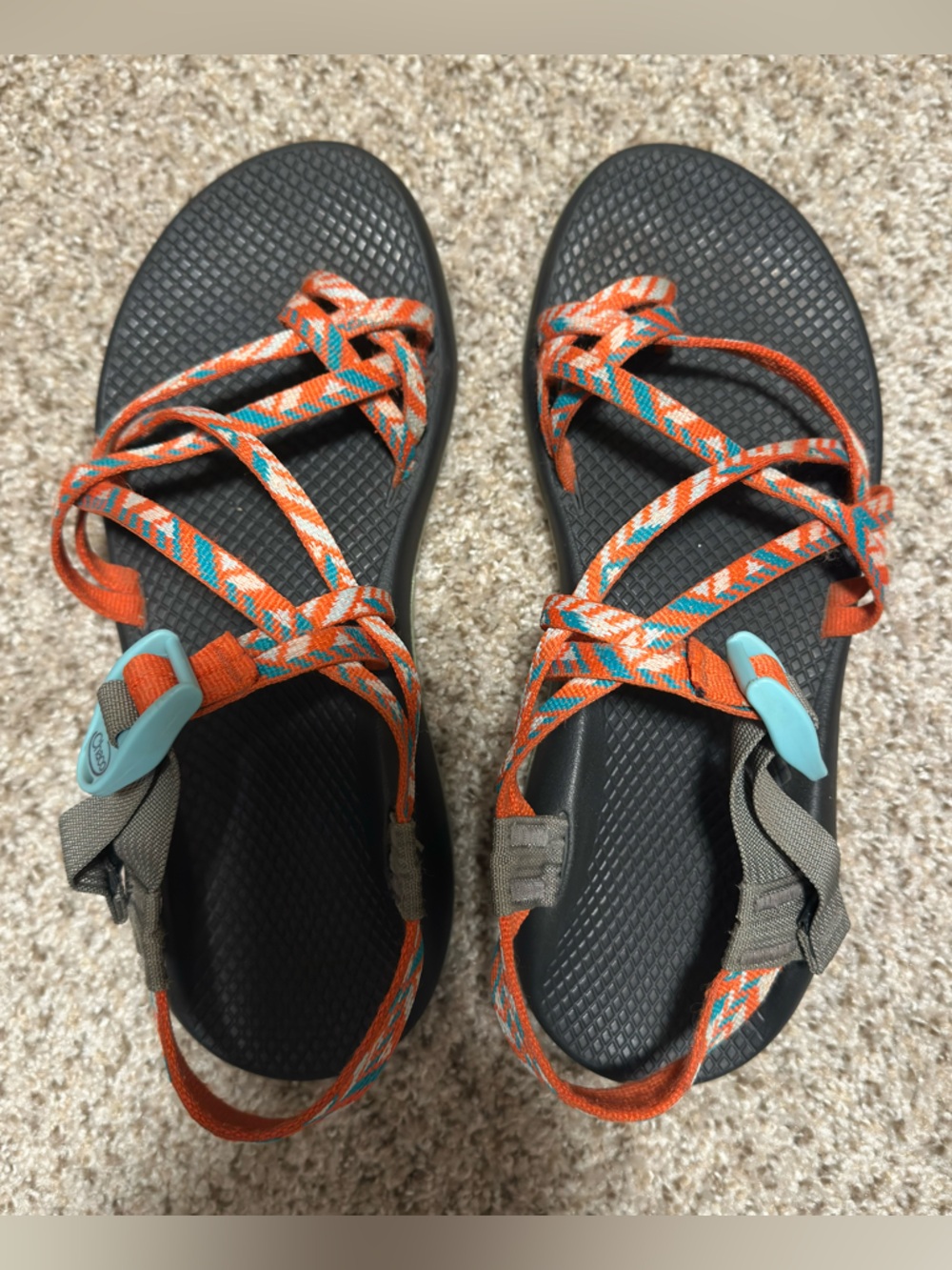 Chaco sandals women’s Sz 9.5/10 strapped hiking - Picture 7 of 9